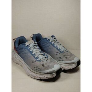 Hoka One One W Clifton 6 Women's Size 7 Running Shoes Gray Blue 1102873PAMB